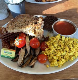 Best vegan breakfast I’ve had so far  at The Breakfast Club in Oxford