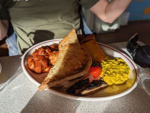 Set Veggie #2 at The Breakfast Club in Oxford