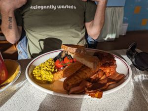 Set Veggie #2 at The Breakfast Club in Oxford