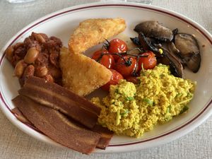 Vegan veggie spoon  at The Breakfast Club in Oxford