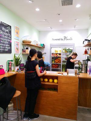 Inside at Tokyo Juice in Tokyo