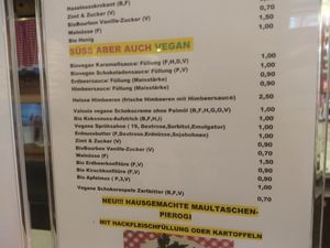... with good declararion for allergics at Die Pfannkuchenecke in Ludwigsburg