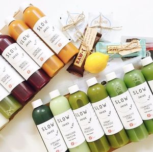 Our original or green juice cleanse  at Slowjuice in Copenhagen