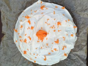 Carrot cake at Bønnespiren in Stavanger