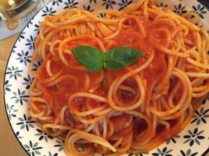 Spaghetti Napoli 🍝 at Herrischrieder Hof in Herrischried