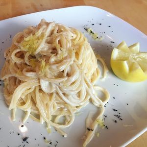 Spaghetti al Limone 🍋 (Mit Sahneersatz) at Herrischrieder Hof in Herrischried