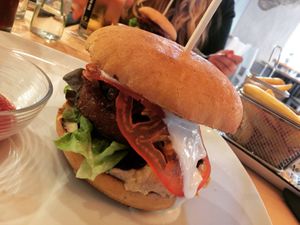 Beyond-Meat-Burger 🍔 at Herrischrieder Hof in Herrischried