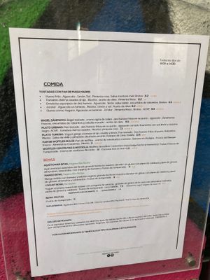  at Urbano Specialty Coffee in Madrid