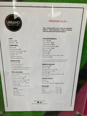  at Urbano Specialty Coffee in Madrid