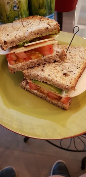 Lovely vegan sandwivhes😋 at Urbano Specialty Coffee in Madrid