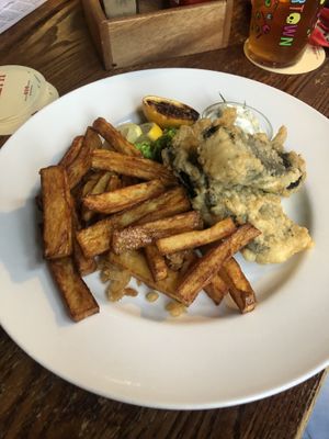 Lucky fish n chips  at The Carriage in Newcastle Upon Tyne