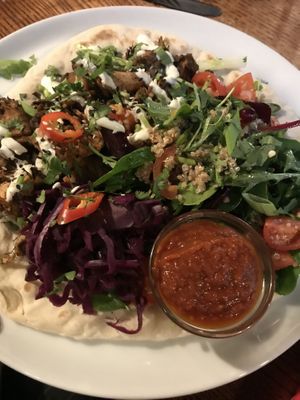 Jackfruit shawarma   at The Carriage in Newcastle Upon Tyne