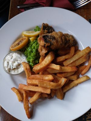 Tofish and chips at The Carriage in Newcastle Upon Tyne