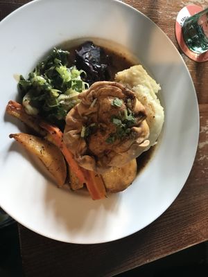 Sunday roast pie option   at The Carriage in Newcastle Upon Tyne