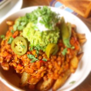 Loaded fries  at The Carriage in Newcastle Upon Tyne