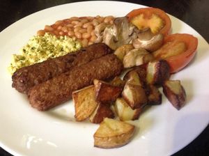 Vegan Breakfast at Stonecroft at Stonecroft Guesthouse in Edale