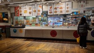 Inside at LEON - Spitalfields in East London