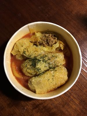 Голубцы с beyond meat  at Loving Hut in Moscow