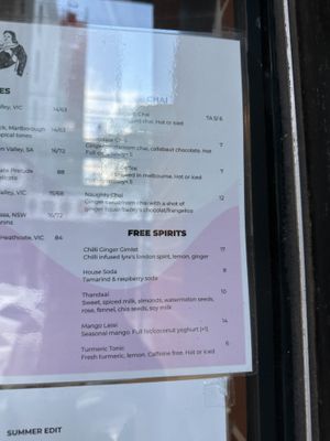   at Flyover Fritterie & Chai Bar in Redfern