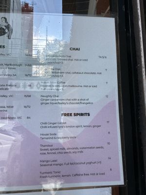   at Flyover Fritterie & Chai Bar in Redfern