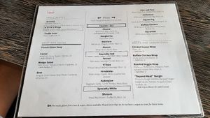 Menu at Itri Wood Fired in Bristol