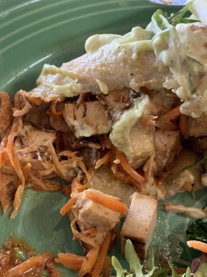 Pollo crepe  at The Grain Cafe in Redondo Beach