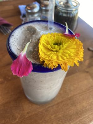 Sun butter smoothie  at The Grain Cafe in Redondo Beach
