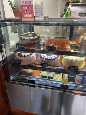 Cake Display  at The Grain Cafe in Redondo Beach