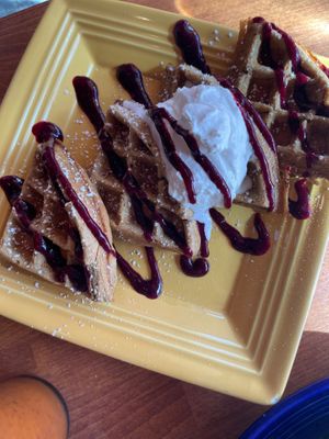 Classic waffles at The Grain Cafe in Redondo Beach
