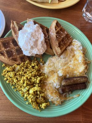 Waffle Deluxe   at The Grain Cafe in Redondo Beach