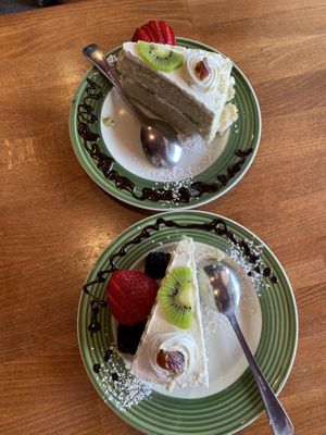 My forever favorite vegan cake 3-leches  at The Grain Cafe in Redondo Beach