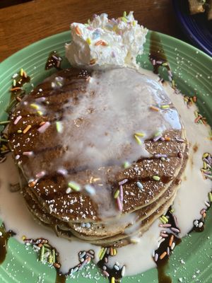 Mother’s Day special pancakes. So good!  at The Grain Cafe in Redondo Beach