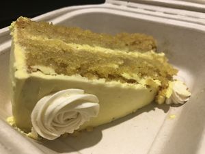 Lemon cake at The Grain Cafe in Redondo Beach