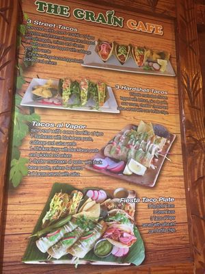 Great options! at The Grain Cafe in Redondo Beach