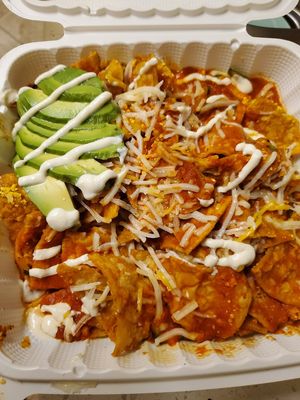 Vegan chilaquiles! So delicious 😍 at The Grain Cafe in Redondo Beach