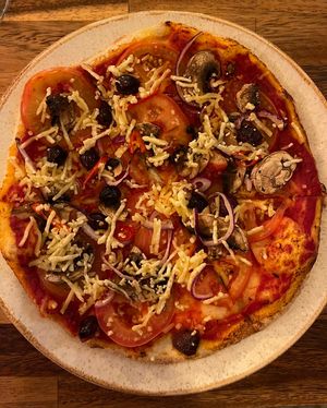 Vegan Pizza (November 2022)  at Sudur in Vik