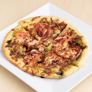 2022 Pesto Margherita Flatbread (vegetarian) at The Spoon in Provo