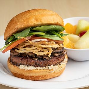 Vegan Garlic Burger 2023 at The Spoon in Provo