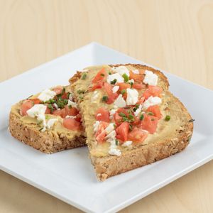 All day hummus toast at The Spoon in Provo