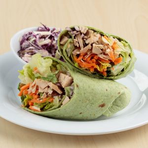 Vegan Jerk Jack Wrap at The Spoon in Provo
