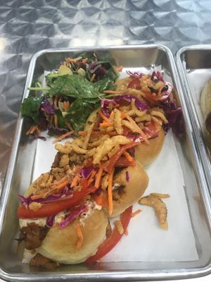 Jackfruit sandwich yummy !  at HeyO Eats in Mountain View