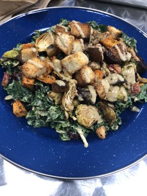 Roasted vegetable salad at HeyO Eats in Mountain View
