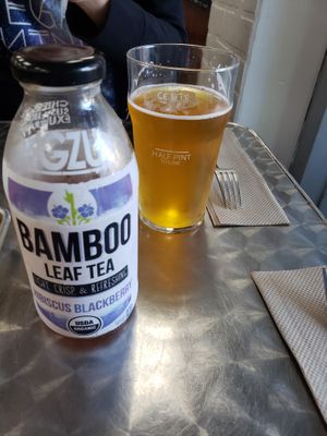 Good beer on tap and tasty tea. at HeyO Eats in Mountain View