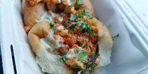 $13 Buffalo Cauliflower Sandwich: Pretty good, a bit spicy at HeyO Eats in Mountain View