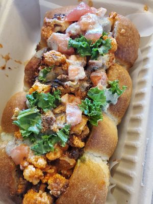 Buffalo cauliflower sandwich at HeyO Eats in Mountain View