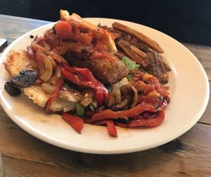 Sausage sandwich at Blacksmith in Berlin