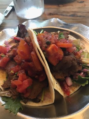 Seitan tacos at Blacksmith in Berlin
