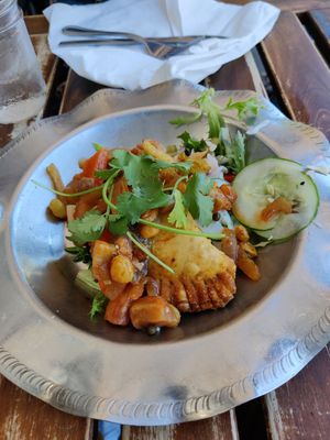 Vegetable samosa at Blacksmith in Berlin