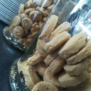 Gluten free vegan cookies at Barley in Palmerston North