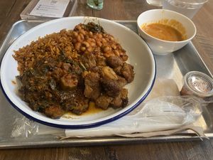 My meal as mentioned in review   at Teranga in New York City